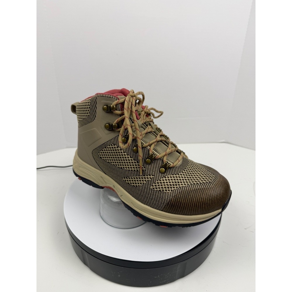 Propét Women's Orthopedic Mid Hiking Boots Ankle Support Brown Pink 10 X (2E) - Picture 8 of 17